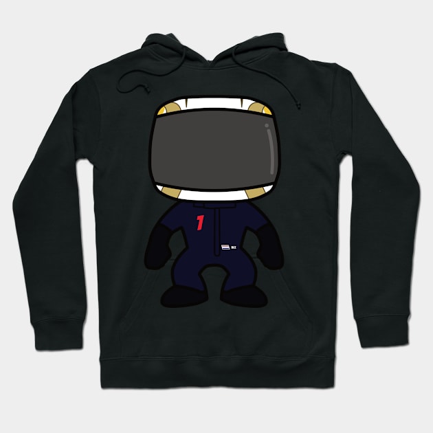 Max Verstappen Custom Bobblehead - 2022 Season Hoodie by GreazyL